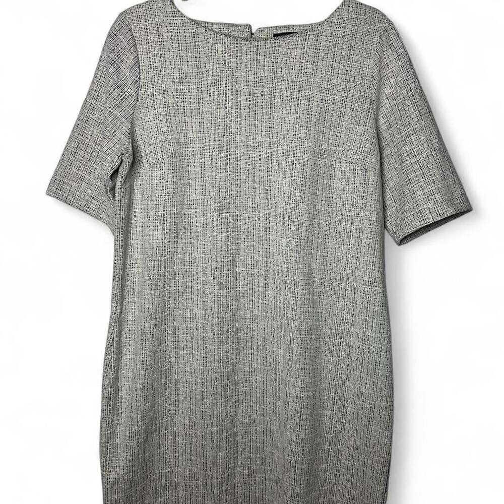 Banana Republic Tweed Boucle Knit Sheath Dress Women’s 12 Preppy Workwear